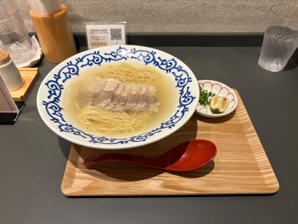 「豚そば　替玉」@豚そば 月や 西梅田店の写真