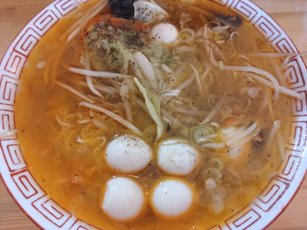 「タンメン（うずら玉子）」@ラーメン屋 弘の写真