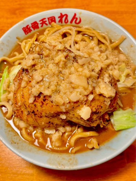 「天二郎（中）1,000円」@豚骨らーめん れんの写真
