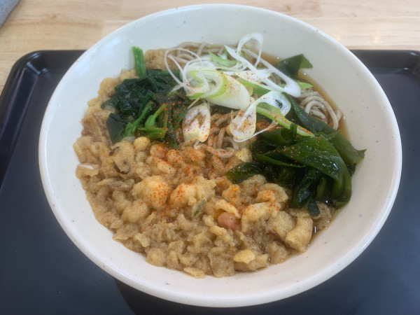 「たぬきそば 440円」@立ち喰いそばうどん 松石の写真