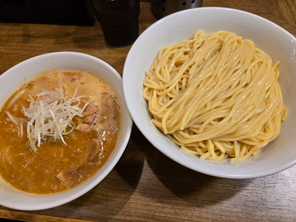 「辛味噌つけ麺大盛」@味噌麺処 田坂屋の写真