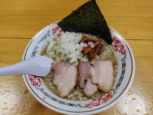 「背脂煮干中華　和え玉　800+200円」@福島屋の写真