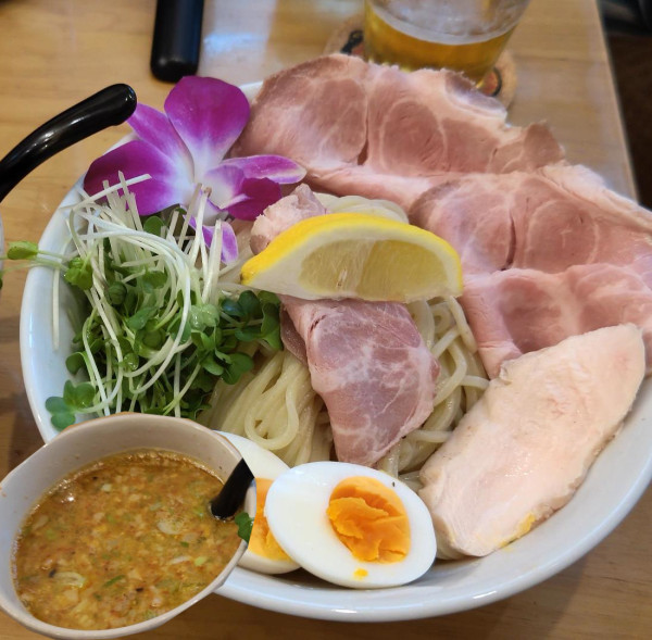 「特製つけ麺 辛大盛（1450円）」@麺屋 Hulu-luの写真