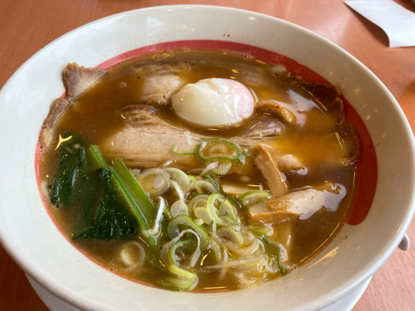 「期間限定　月見らーめん」@幸楽苑 新小名浜店の写真