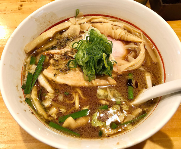 「らーめん味噌1,050円」@川の先の上の写真