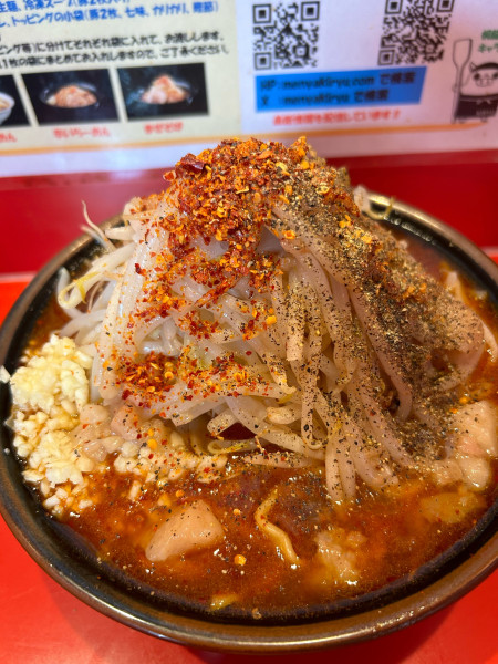 「ミニ辛いらーめん」@麺屋 桐龍の写真