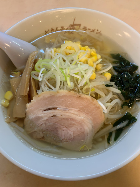 「昔ながらの清湯スープ 塩ラーメン」@らーめん どさん子 葛西駅店の写真
