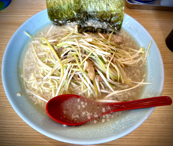 「ネギラーメン(840¥)」@ラーメンショップ 椿 牛久店の写真