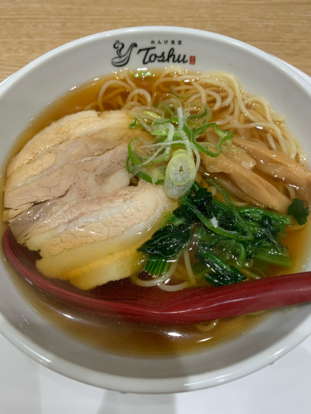 「半ラーメン」@れんげ食堂 Toshu 葛西店の写真