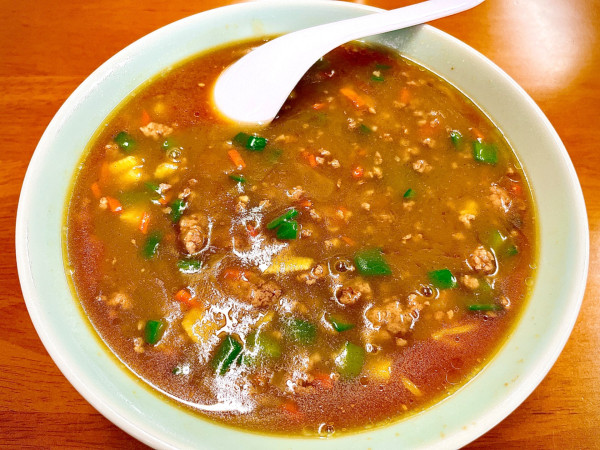 「肉みそラーメン（850円）」@たちかわ食堂の写真