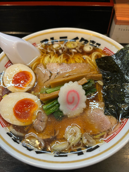 「ストレート味玉」@ストライク軒の写真