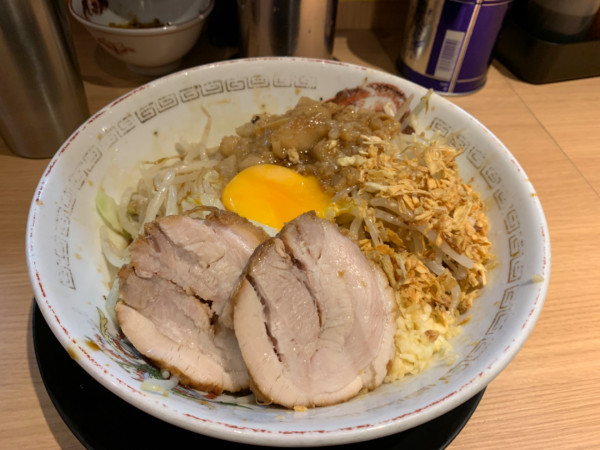 「汁無し」@ラーメン豚山 門前仲町店の写真