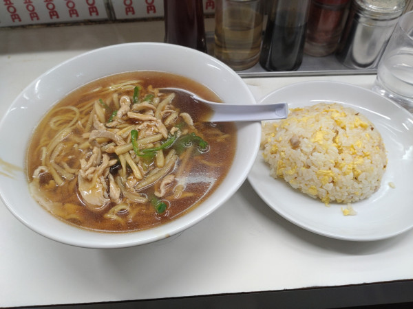 「ルースラーメンセット」@味の中華 味の兆楽の写真