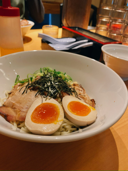 「油そば」@萩中華そば 侍の写真