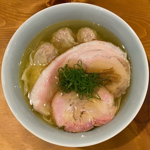 「わんたん塩そば ¥1,450」@中華そば しば田の写真