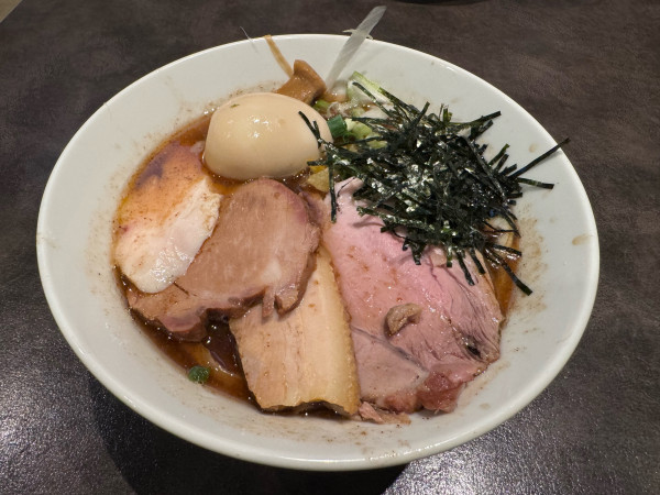 「特製魚介らーめん 1350」@宮元製麺の写真