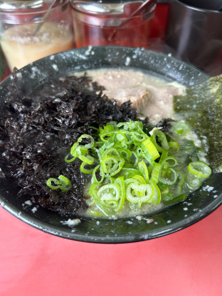 「岩海苔ラーメン　太麺」@ラーメン力○の写真