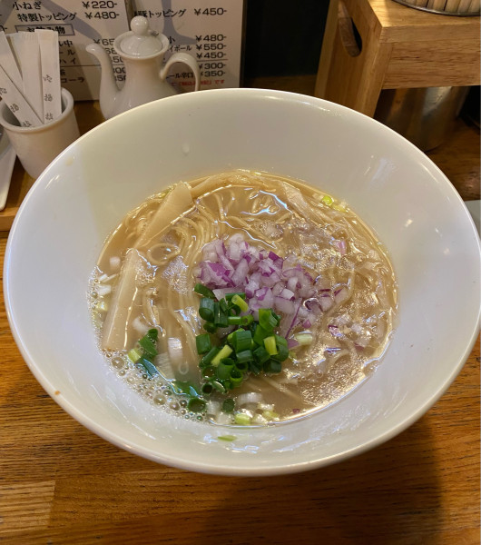 「[限定]石川輪島産フグのかけSOBA(塩で)¥1150」@麺庵 小島流の写真