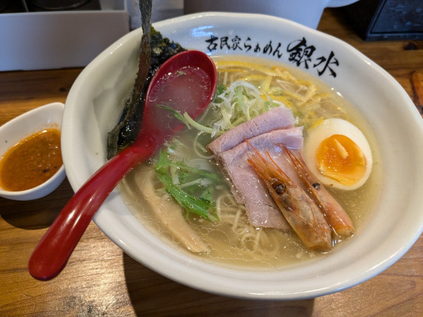 「鯛えび￥1100」@古民家らぁめん銀水の写真