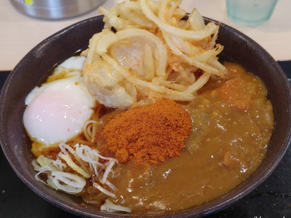 「朝そば（450円）、大盛（100円）」@ゆで太郎 北本深井店の写真