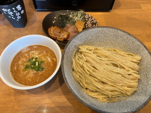 「塩麹つけ麺 1100円」@麺処 湯咲の写真