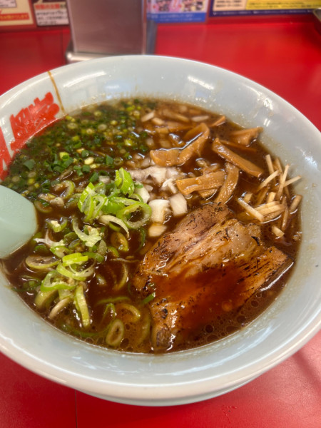「限定　生姜醤油ラーメン」@ラーメン山岡家 牛久店の写真