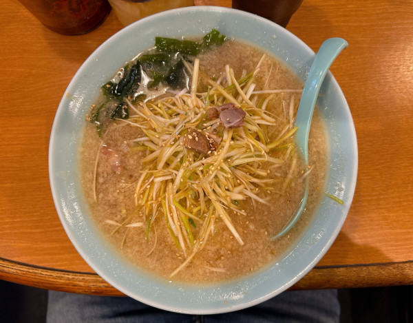 「ネギラーメン:900円」@ニューラーメンショップ主水 花棒曳舟店の写真