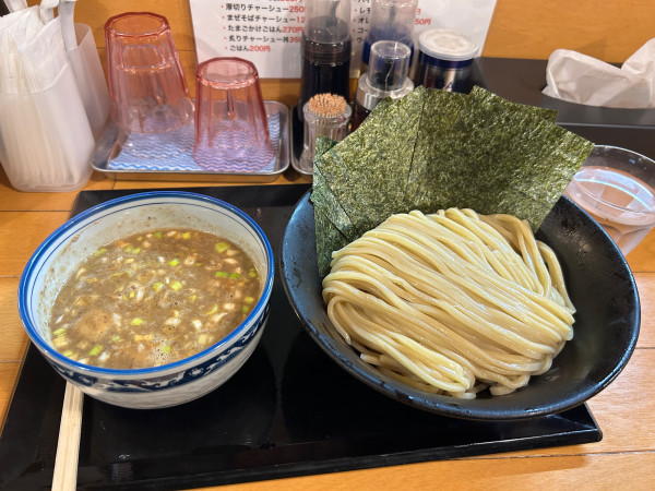 「肉つけめん　中盛　のり」@つけめん・らーめん 活龍 八千代店の写真