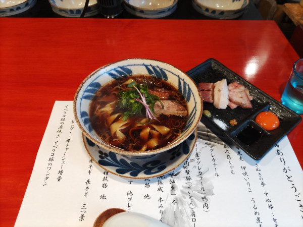 「中華そば　￥1600」@中華そば 鴨福の写真