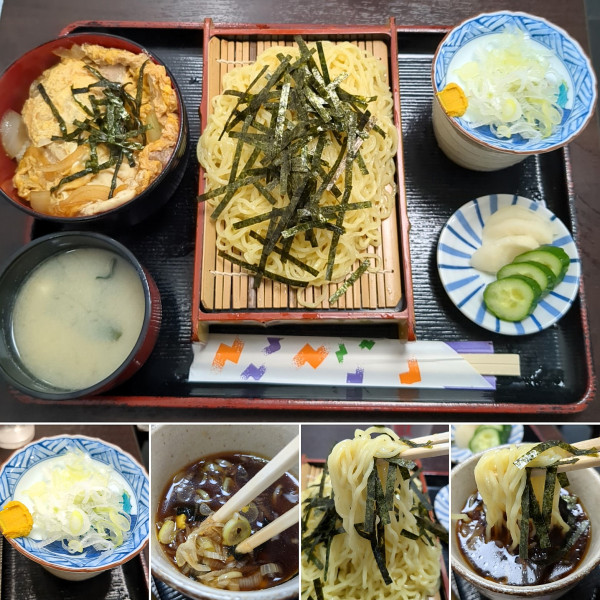 「ランチＣ(中華ざる)セット　1000円」@辰巳庵の写真