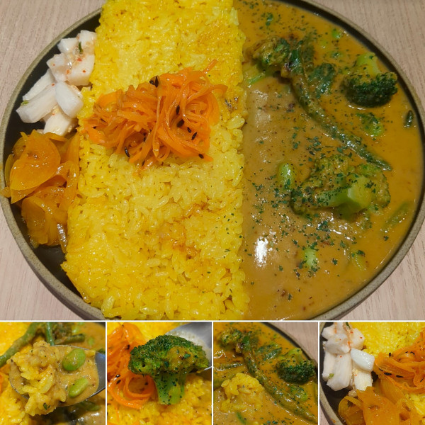 「ゴルゴンペッパーカレー(10月限定) 1250円」@スパイスパレットの写真