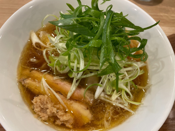 「限定：秋、ふたたび・九条の秋　秋のわんたん麺：1130円」@HOME らーめんの写真