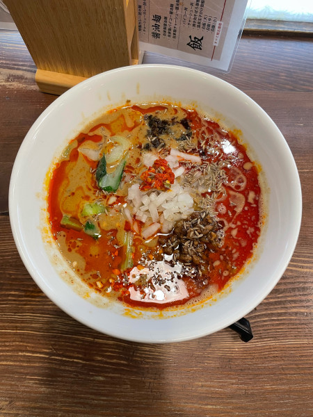 「カレー担々麺(1050円)2辛」@四川担々麺 赤い鯨の写真