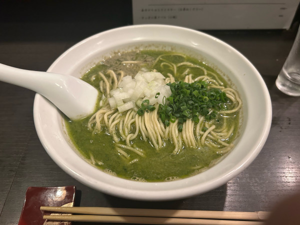 「牡蠣とエスカルゴの合わせ蕎麦」@灰汁中華 丿貫 福富町本店の写真