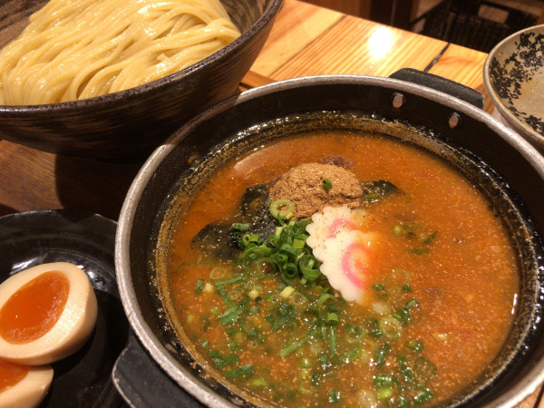 「めんたい煮こみつけ麺」@元祖めんたい煮こみつけ麺の写真
