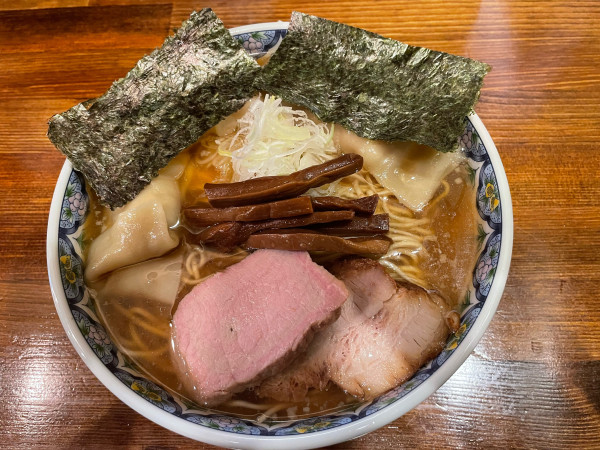 「奈つやのもちもち雲呑中華そば¥1,150」@奈つやの中華そばの写真