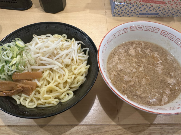 「肉つけめん(脂多め)」@こってり脂らーめん きたろうの写真