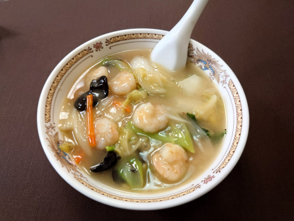 「エビそば」@中華料理 三河屋の写真