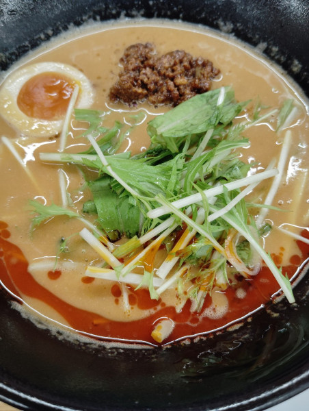 「味噌担々麺」@ラーメンばんだい 越谷店の写真