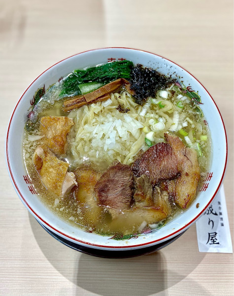 「チャーシュー塩らーめん【大盛】」@魚介豚清湯 成り屋の写真