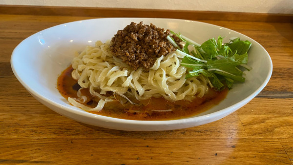 「濃厚汁なし担担麺（麺少なめ）¥750」@らーめん専門 うしおととりの写真