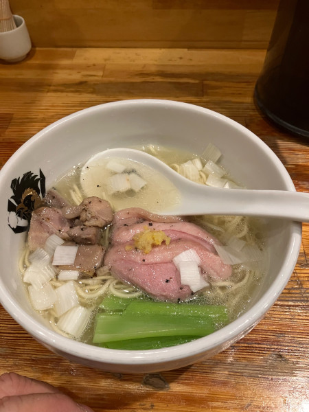 「鴨中華そば　塩」@満鶏軒の写真