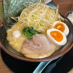 半チャーハンセット+味玉+白髪ネギ+海苔