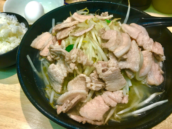 「タンギョウセット TP肉増」@タンメンしゃきしゃきの写真