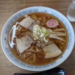 極太手打ちラーメン大盛　720円