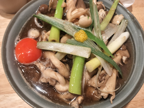 「きのこ南蛮　1500円」@だしと麺 遊泳の写真