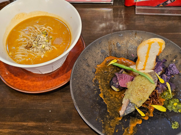 「【限定】かぼちゃのすーぷsoba（濃厚）　1800円」@sobabar Ciliegioの写真