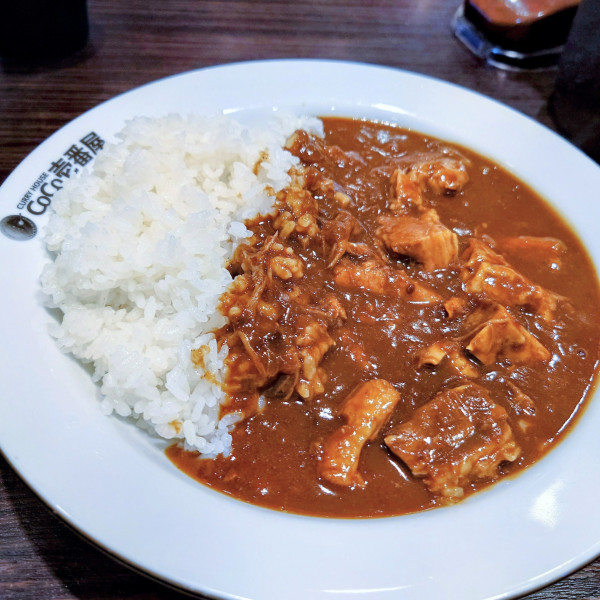 「The 牛咖喱(肉増し)」@カレーハウスCoCo壱番屋 東京メトロ六本木駅前店の写真