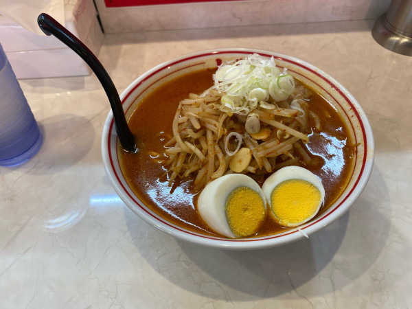 「味噌卵麺」@蒙古タンメン中本 秦野店の写真