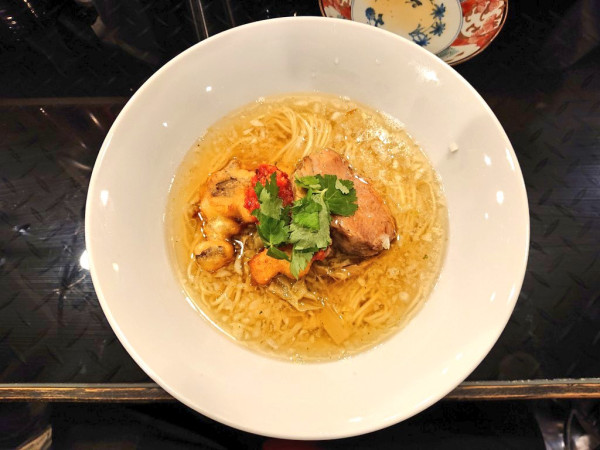 「【限定】イベリコ豚のイタリアン仕立て、など」@トーキョーニューミクスチャーヌードル 八咫烏 CHIKARABOの写真